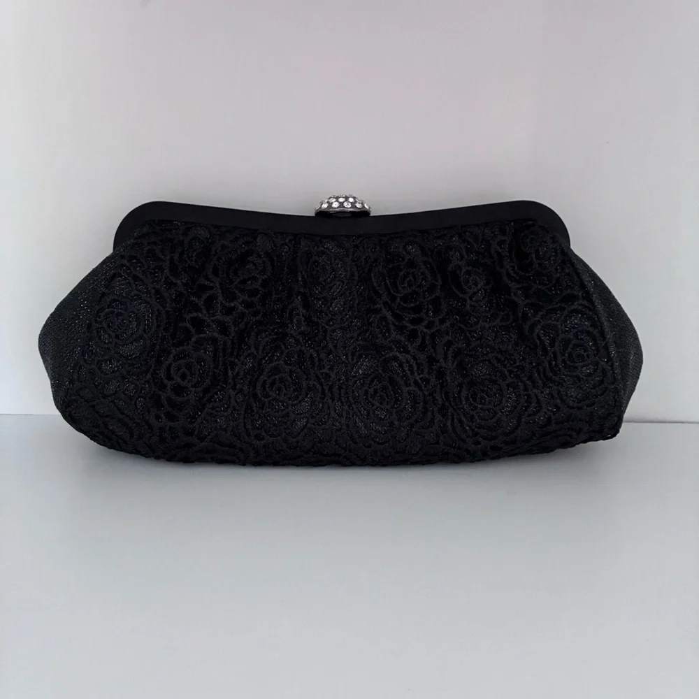 NWOT NANCY KYOTO Black Evening Bag